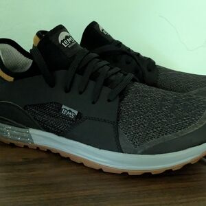 Nike Black and Gray Sneakers with Cushioned Soles